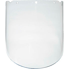 V-Gard® Visor, Propionate, Clear, Molded, 9.25"W x 18"L x .098"H