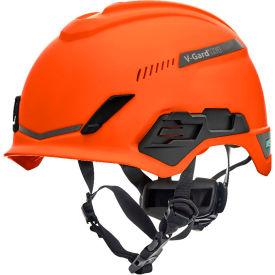 V-Gard H1 Safety Helmet, Trivent Fas-Trac III Pivot, ANSI, EN12492, Orange