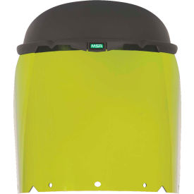 V-Gard Visor, Polycarbonate, Arc-Rated SP Tint, Molded, 8" x 17.25" x 0.065", Use With Chin Protector