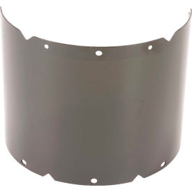 V-Gard Visor, Polycarbonate, Shade 5 IR, Molded, 8"W x 17"L x .098"H, For Use With Chin Protectors