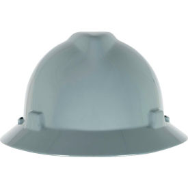V-Gard Slotted Full-Brim Hat With Staz-On Suspension, Gray
