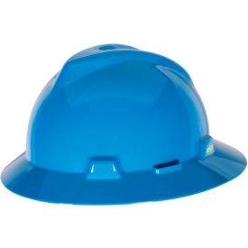 V-Gard® Slotted Full-Brim Hat With 1-Touch Suspension, Blue