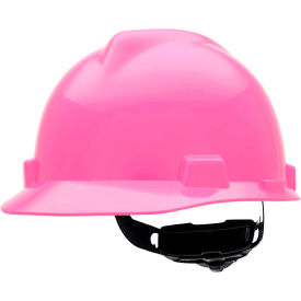 V-Gard Slotted Cap With Fas-Trac III Suspension, Hot Pink