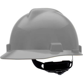 V-Gard Slotted Cap With Fas-Trac III Suspension, Silver