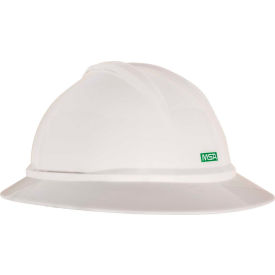 V-Gard 500 Hat Non-Vented 4-Point Fas-Trac III, White
