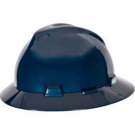 V-Gard Slotted Full-Brim Hat With Fas-Trac III Suspension, Dark Canadian Blue