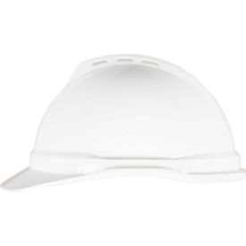 V-Gard® 500 Cap Vented 6-Point Fas-Trac III, White