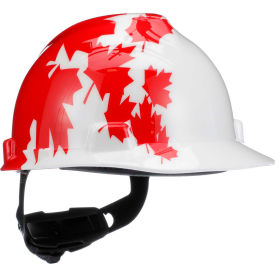 V-Gard® Canadian Freedom Series Protective Cap, White With Red Maple Leaf