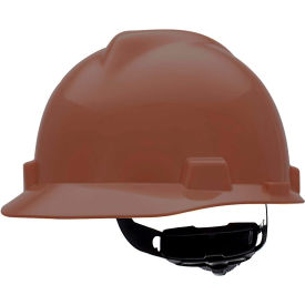 V-Gard Slotted Cap With Fas-Trac III Suspension, Brown