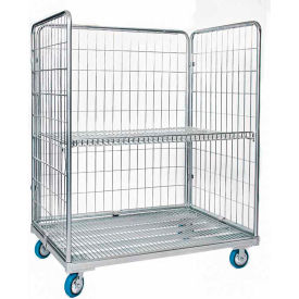 Steel Cargo Cart Open Front 48"W x 32"D x 60"H