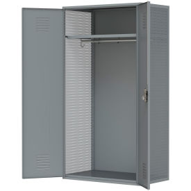 Patriot Framed TA-50 Locker, Expanded Sides, 42"W x 24"D x 78"H, Gray, All-Welded