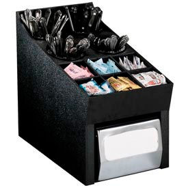 Countertop Silverware, Condiment and Napkin Organizer