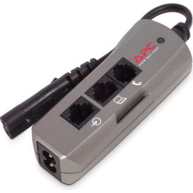 APC PNOTEPROC8 Notebook Surge Protector for AC, Phone and Network Lines, 100-240V