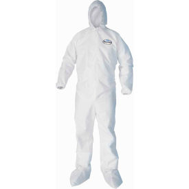A40 Liquid & Particle Protection Coverall, White, 2XL, 25/Case