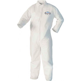 A40 Liquid & Particle Protection Coverall, White, XL, 25/Case