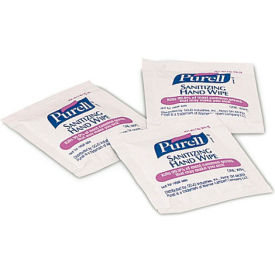 Premoistened Sanitizing Hand Wipes Individually Wrapped 5" x 7", 1000/Case