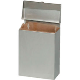 Wall Mount Convertible Sanitary Napkin Receptacle 8" x 4" x 11", Stainless Steel