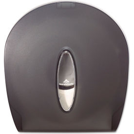 Jumbo Jr. 9" Bathroom Tissue Dispenser, Translucent Smoke - Size: 10-3/5" x 5-2/5" x 11-2/7"