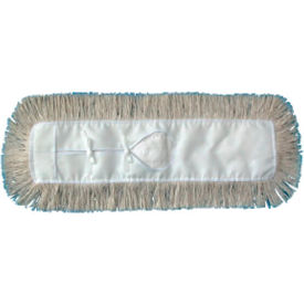 36" x 5" Industrial Cut-End Hygrade Cotton Dust Mop Head, White
