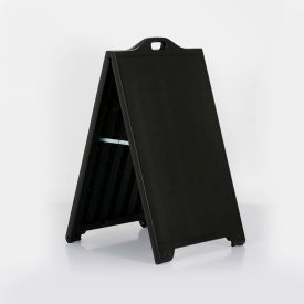 Two-Sided Street Sign, Black, 28-9/10"L x 26-3/4"W x 44-11/16"H