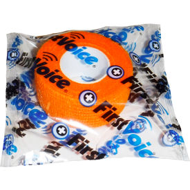 1" x 5 Yards Self Adhesive Bandage, Non-Latex, Orange, Pack of 6