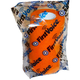 4" x 5 Yards Self Adhesive Bandage, Non-Latex, Orange, Pack of 4
