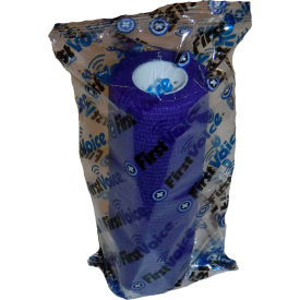 5" x 5 Yards Self Adhesive Bandage, Non-Latex , Dark Blue, Pack of 4