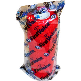 5" x 5 Yards Self Adhesive Bandage, Non-Latex, True Red, Pack of 4