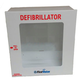Surface Mounted Alarmed Cabinet (100bd alarm), powder coated white