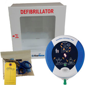 HeartSine Samaritan 360P Full Auto Defibrillator Package with Mounting Cabinet