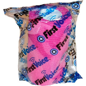 4" x 5 Yards Self Adhesive Bandage, Non-Latex , Bright Pink