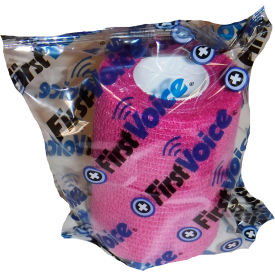 3" x 5 Yards Self Adhesive Bandage, Non-Latex, Bright Pink