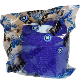 2" x 5 Yards Self Adhesive Bandage, Non-Latex , Dark Blue, Pack of 4