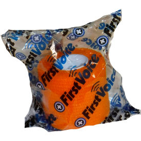 2" x 5 Yards Self Adhesive Bandage, Non-Latex, Orange, Pack of 8