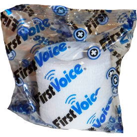 First Voice 2" x 5 Yards Self Adhesive Bandage, Non-Latex, White