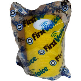 3" x 5 Yards Self Adhesive Bandage, Non-Latex, Yellow, Pack of 8