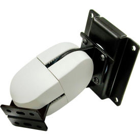 100 Series Double Pivot Monitor Mount, Black/Gray