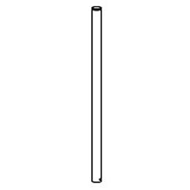 28" Mounting Pole, Black