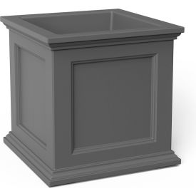 Fairfield 20" x 20" Square Planter, Graphite Gray