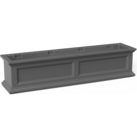 Fairfield 4-ft. Window Box Planter, Graphite Gray