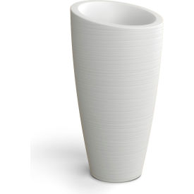 Modesto 32" Tall Planter, White