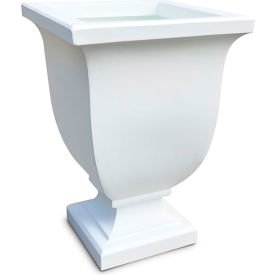 Augusta 26" Tall Planter, White