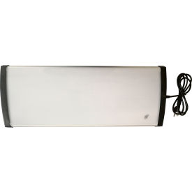 LED Garage Light Fixture, 24" x 9", 80W, 120V-277V, Black