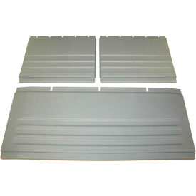 Gray Side & Back Panel Kit for Utility Carts