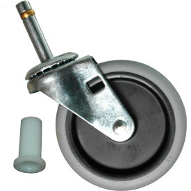 4" Swivel Stem Caster with Insert for Janitor Cart 2000