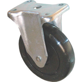 5" Rigid Plate Caster with Hardware Includes (1) Caster and (1) Hardware Kit