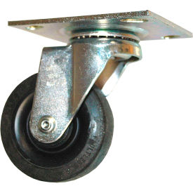 3 1/2" Swivel Plate Caster with Hardware