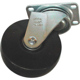 4" Swivel Plate Caster with Hardware for Utility Duty Tilt Trucks
