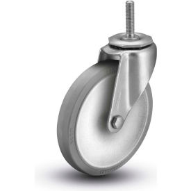 3" Caster with Threaded Swivel Stem, 1-1/2"H Stem, 125 Lb. Capacity
