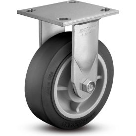 8" Caster with Rigid Plate, 4" x 4-1/2" Plate, 675 Lb. Capacity